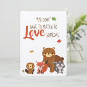 養子縁組パーティーのお知らせ - 招待状 (スタンド正面)