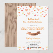 養子縁組パーティーの招待状 招待状 (正面/裏面)