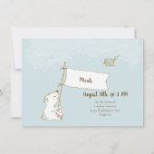 養子縁組パーティー「Gotcha」パーティーによる少年の個人設定 招待状 (裏面)