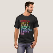 養子縁組引用文 Tシャツ (正面フル)