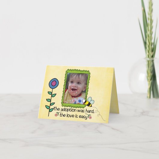 養子縁組日カード カード (正面)