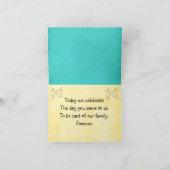 養子縁組日カード カード (内部)