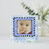 養子縁組日パーティの招待状 招待状 (スタンド正面)