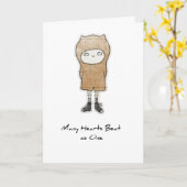 養子縁組案内カード カード (黄色い花)