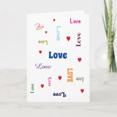 養子縁組祝い カード (正面)