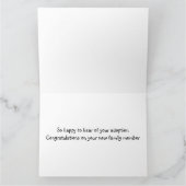 養子縁組祝い カード (内部)