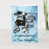 「養子縁組」おめでとう カード (正面)