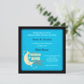 養子縁組：赤ちゃんシャワーボーイ 招待状 (スタンド正面)