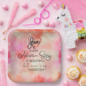 養子里子家庭の歓迎パーティー ペーパープレート (パーティー)