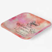 養子里子家庭の歓迎パーティー ペーパープレート (傾斜あり)