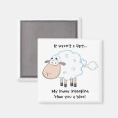 養殖ヒツジ磁石 マグネット (正面/裏面)