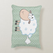 養殖マンガの羊の枕 アクセントクッション (裏面(縦))