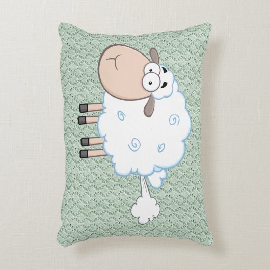 養殖マンガの羊の枕 アクセントクッション (正面(垂直))