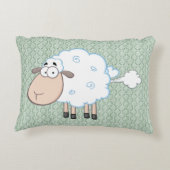 養殖マンガの羊の枕 アクセントクッション (裏面)