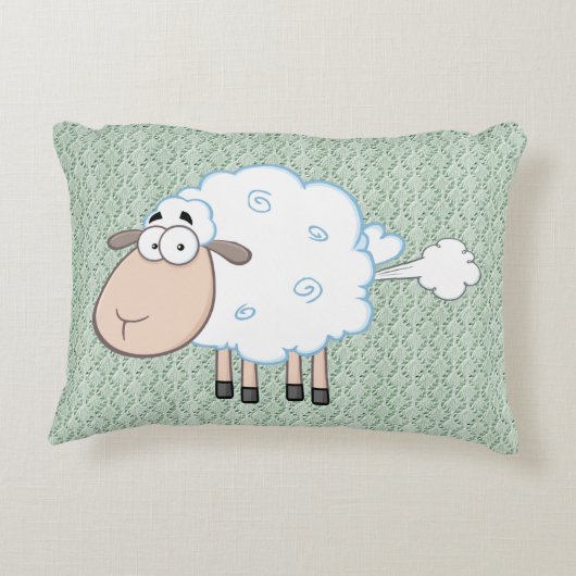 養殖マンガの羊の枕 アクセントクッション (裏面)