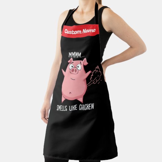 養殖ミームエプロンおもしろい – ニワトリのような匂い エプロン (インサイチュ)
