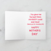 養母のために カード (内部)