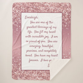 養王誇りを持ったの娘 シェルパブランケット