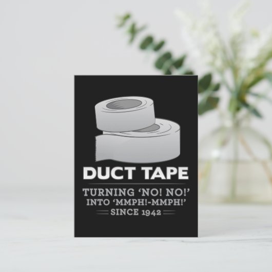 養生テープ - いいえ!いいえ!を うん!うん!に変える面白さ ポストカード (スタンド正面)