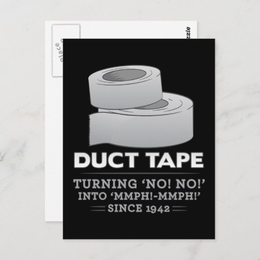 養生テープ - いいえ!いいえ!を うん!うん!に変える面白さ ポストカード (正面/裏面)