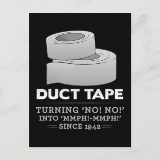 養生テープ - いいえ!いいえ!を うん!うん!に変える面白さ ポストカード (正面)