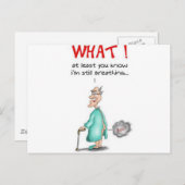 養老の老人 ポストカード (正面/裏面)