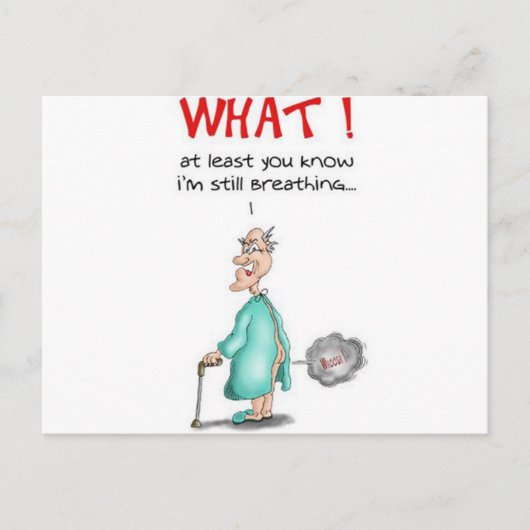 養老の老人 ポストカード (正面)