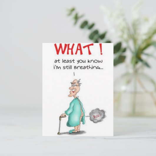 養老の老人 ポストカード (スタンド正面)