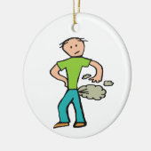 養老マン セラミックオーナメント (左)