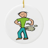 養老マン セラミックオーナメント (裏面)