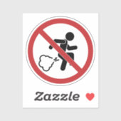 養育禁止標識なし シール (シート)