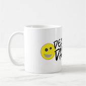 養育費の支払いを拒む父親 コーヒーマグカップ (左)