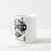 養育関係の家紋 コーヒーマグカップ (正面左)