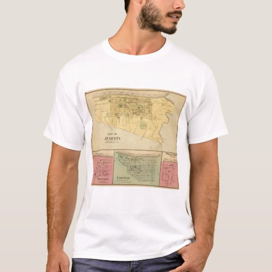 養育関係Tietzvilleのオーガスタ市 Tシャツ (正面)