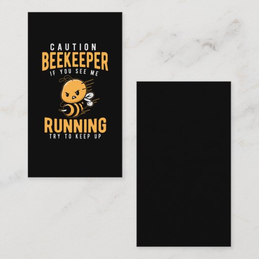 養蜂おもしろい家のジョーク・ビー・ユーモア 名刺 (正面/裏面)