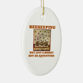 養蜂ちょうど趣味しかし冒険 セラミックオーナメント (右)