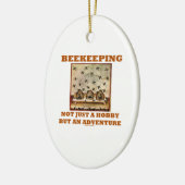 養蜂ちょうど趣味しかし冒険 セラミックオーナメント (左)