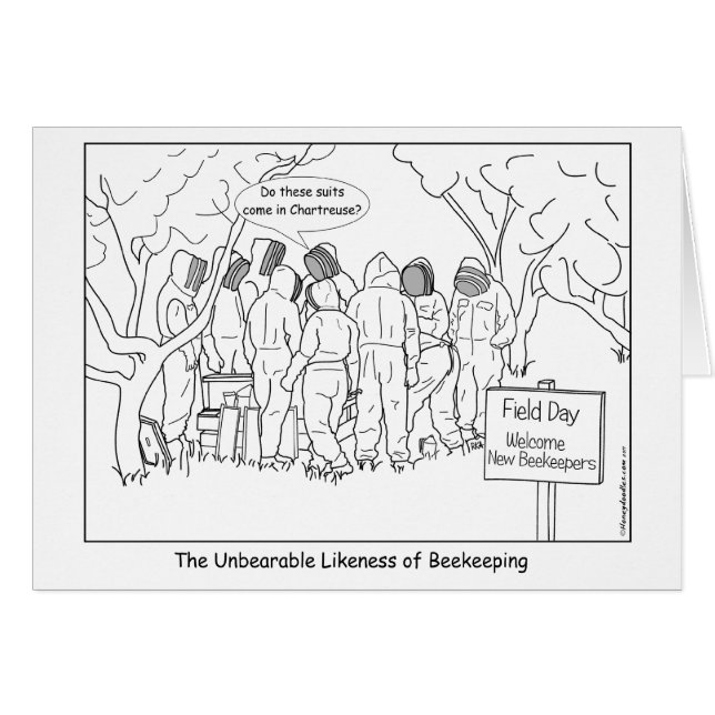 養蜂の耐えられない様子 (正面横)