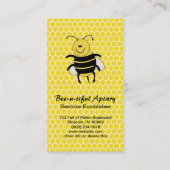 養蜂または蜂蜜のための蜜蜂の名刺 名刺 (裏面)