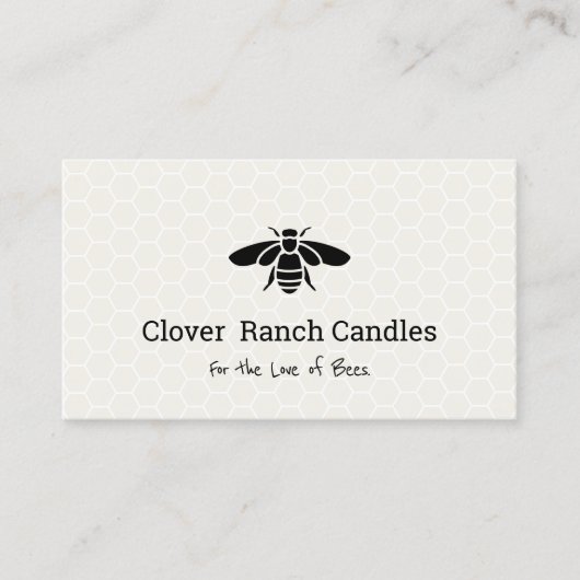 養蜂アピアリーハニカム 名刺 (正面)