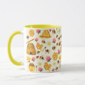 養蜂パターンマグ マグカップ (左)