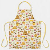 養蜂パターン エプロン (正面)