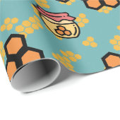 養蜂パターン ラッピングペーパー (ロールコーナー)