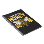 養蜂会見せてハニーハニカムネクターグラフィック ノートブック (右側)