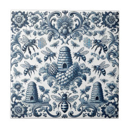 養蜂切手ウクライナ養蜂技術ヴィンテージ タイル