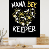 養蜂場ギフト | ママビーキーパー ポスター (キッチン)