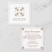 養蜂場素朴養蜂場 スクエア名刺 (正面/裏面)