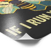 養蜂家おもしろい蜂ハニカム養蜂 フォトプリント            (角)