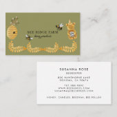 養蜂家お洒落蜂蜜製品 名刺 (正面/裏面)