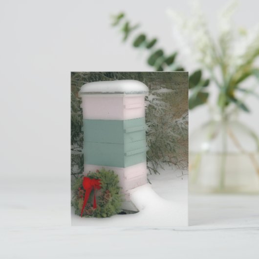 養蜂家からのホリデーポストカード シーズンポストカード (スタンド正面)